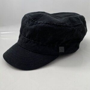 HURLEY Black Cotton Twill Military Hat Cap